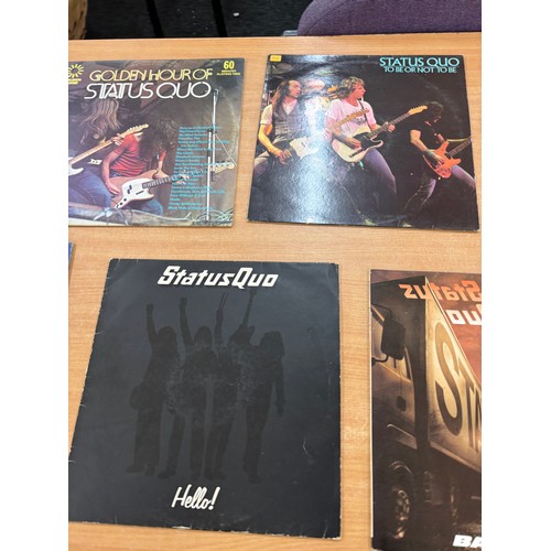 74 - Large selection of Status quo records