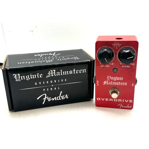 15 - Boxed Fender Overdrive pedal, untested