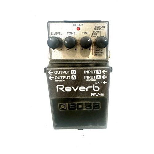 10 - Boss Reverb RV0-6 pedal, untested