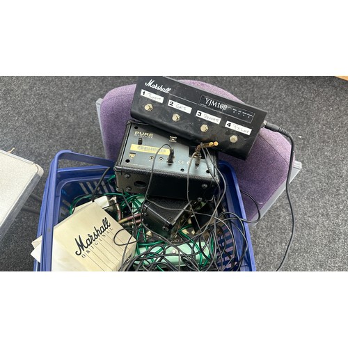 235 - Selection of musical electrical items includes Overdrive 5150 etc