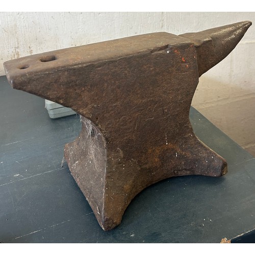 561 - Small table anvil, approximate measurements:  Height 8.5 inches, Length 16 inches, Width 7 inches