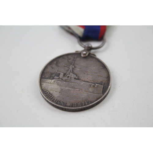 373 - GV Navy Long Service Medal 177697 (CH.B2460) W. Farrow S1.MTE RFR