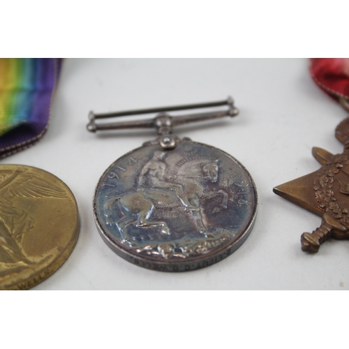 379 - WW1 Officers 1914-15 Star Medal Trio 2nd Lieut C. G. Wells RE x 3