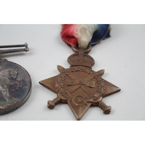 379 - WW1 Officers 1914-15 Star Medal Trio 2nd Lieut C. G. Wells RE x 3