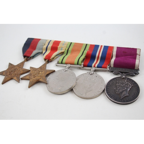 385 - WW2 Mounted Army Long Service Medal Group 833824 W.O CL.2 W.A Bennett RA