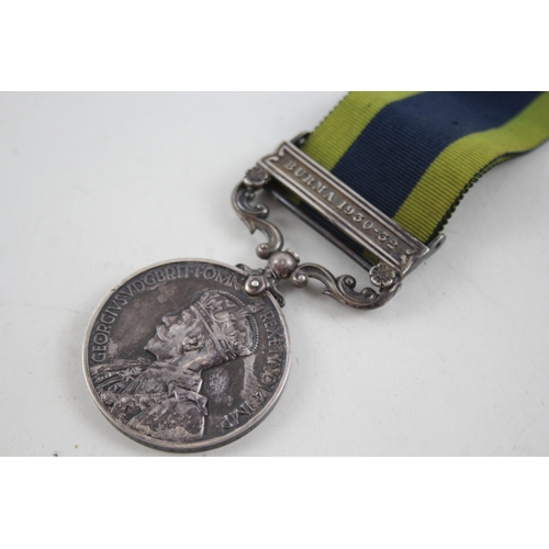 391 - GV India General Service Medal, Burma 1930-32 5377771 Pte Squibb Oxf & Bucks LI