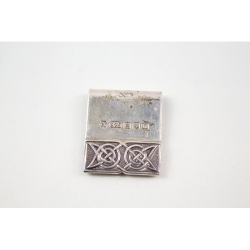 28 - .925 sterling scottish silver celtic money clip