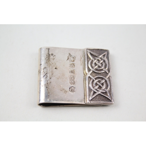 28 - .925 sterling scottish silver celtic money clip