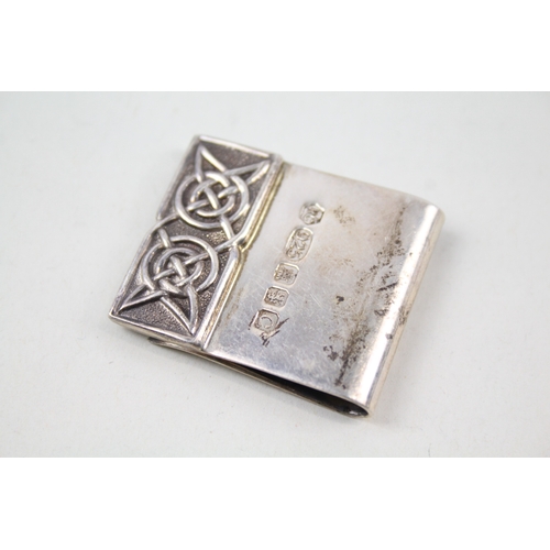 28 - .925 sterling scottish silver celtic money clip