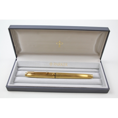 409 - Parker 75 Gold Plated Fountain Pen Boxed WRITING