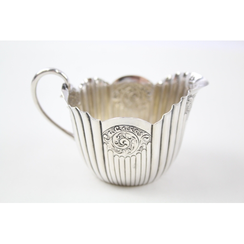 44 - victorian .925 sterling silver cream jug