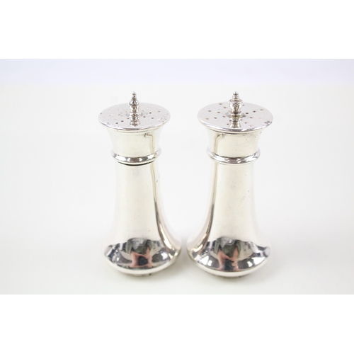 58 - 2 x .925 sterling silver salt / pepper shakers