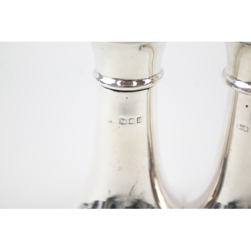 58 - 2 x .925 sterling silver salt / pepper shakers