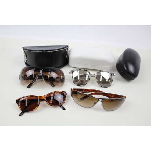 458 - Designer Sunglasses Glasses Inc Prada, Bvlgari, Michael Kors , Cases x 4