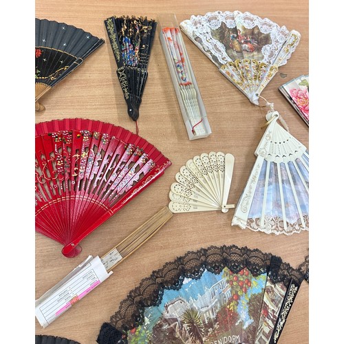 54 - Large selection of international fans