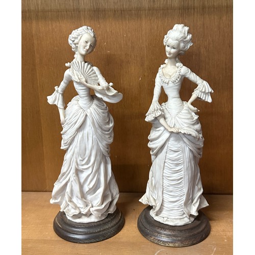 49 - Pair of Capodimonte ladies