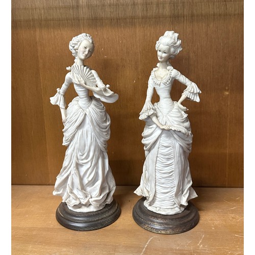 49 - Pair of Capodimonte ladies