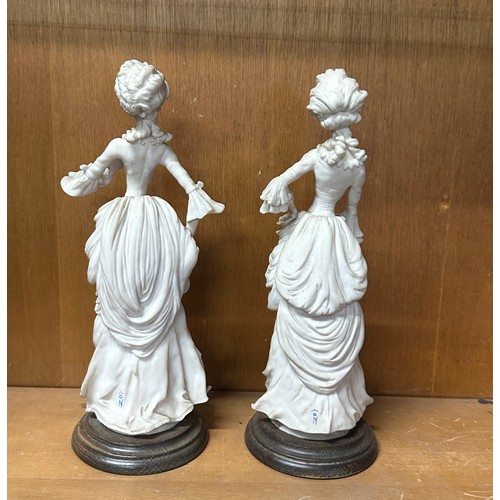 49 - Pair of Capodimonte ladies