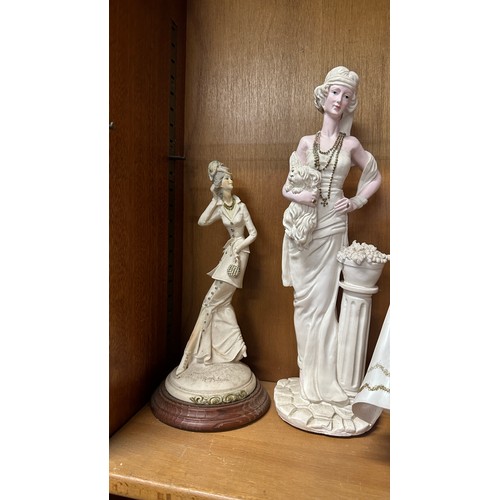 89 - Selection of art deco style glamorous style lady figures