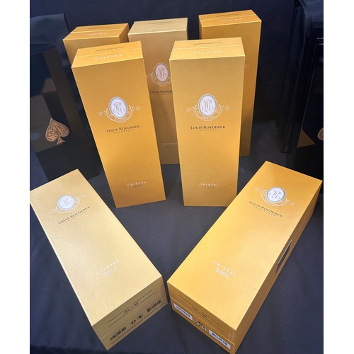 536 - Selection of empty Champagne boxes to include Lous Roederer 2009, 2013, Armand De Brignac, display p... 