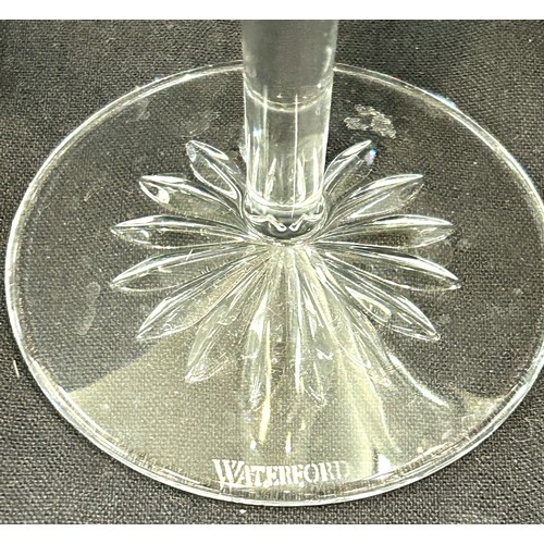 537 - Set 4 Waterford crystal Wishes, Love and Romance champagne flutes, without box, good overall conditi... 