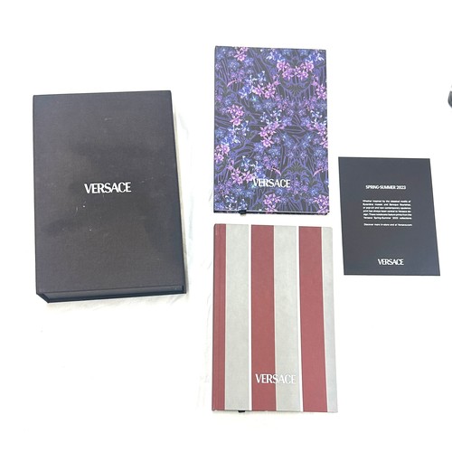 528 - Set 2 boxed new Versace blank note pads