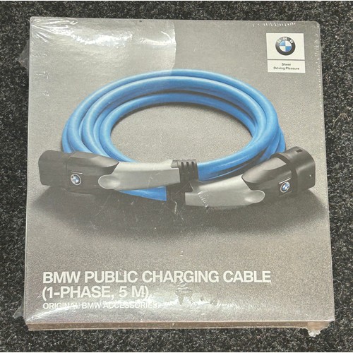 205 - Original brand new and sealed BMW public charging cable (1 phase, 5m)