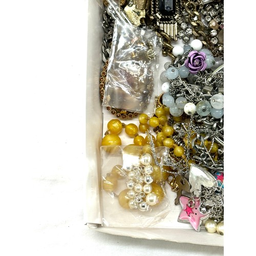 508 - Large selection of assorted costume jewellery