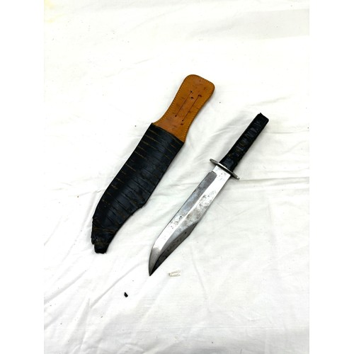 522 - Original bowie knife with scabbard