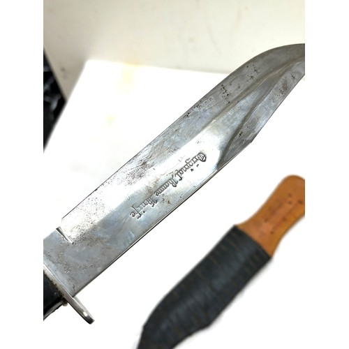 522 - Original bowie knife with scabbard