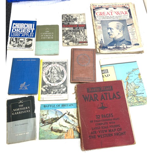 78 - Selection of vintage military books to include WW2 etc