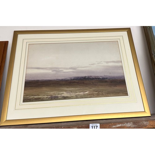 102 - Framed signed painting, measures approximately