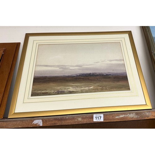 102 - Framed signed painting, measures approximately