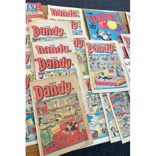 128 - Large selection of Deano and Dandy comics over 100