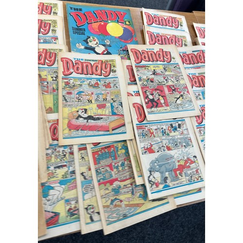 128 - Large selection of Deano and Dandy comics over 100