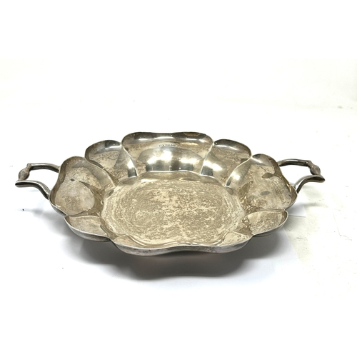 69 - Antique silver two handle bowl sheffield silver hallmarks makers mandah rhodes & sons weight 500g