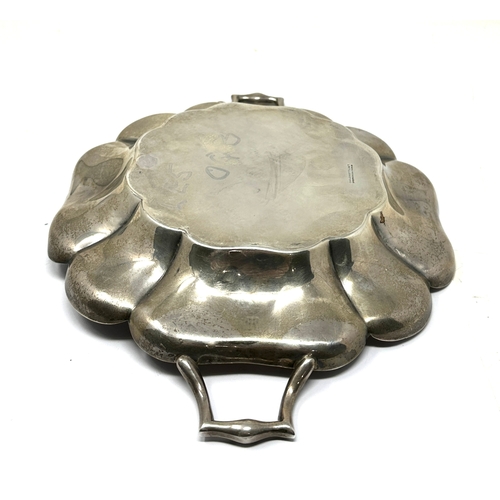 69 - Antique silver two handle bowl sheffield silver hallmarks makers mandah rhodes & sons weight 500g