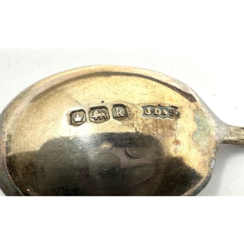 71 - boxed 6 silver teaspoons birmingham silver hallmarks makers james dixon & sons