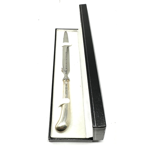 91 - Aspinals of London silver handle letter opener