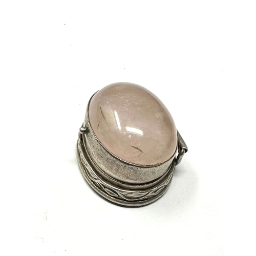 92 - 2 vintage silver pill boxes