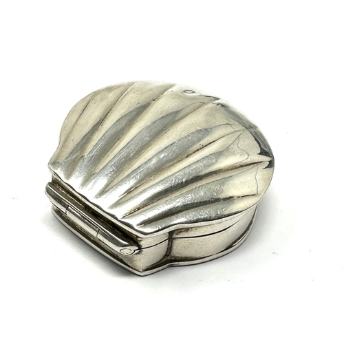 92 - 2 vintage silver pill boxes