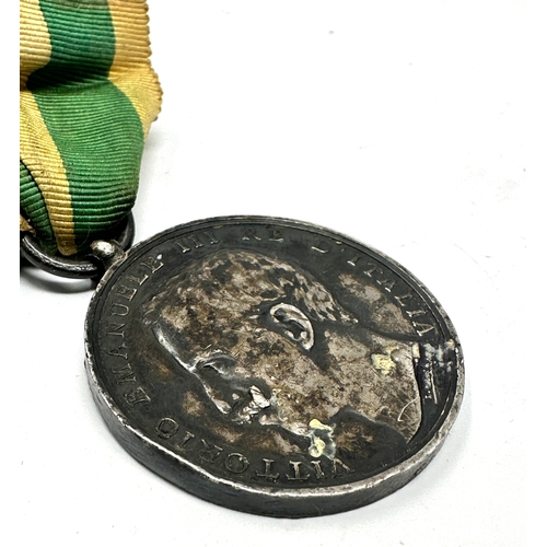 398 - Rare Messina Earthquake Medal is a commemorative medal presented by the Italian Royal Family for ser... 