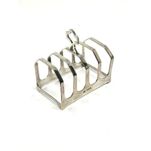 112 - Vintage Silver toast rack weight 57g