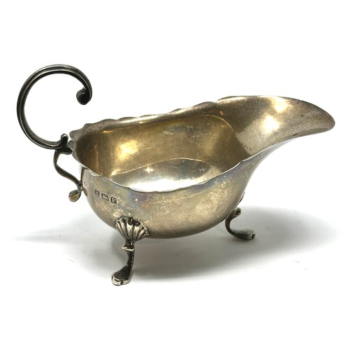 115 - Silver gravy boat weight 56g