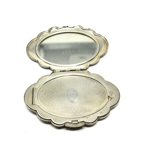 119 - Vintage Silver compact weight 98g