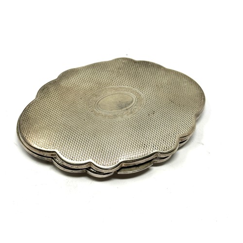 119 - Vintage Silver compact weight 98g