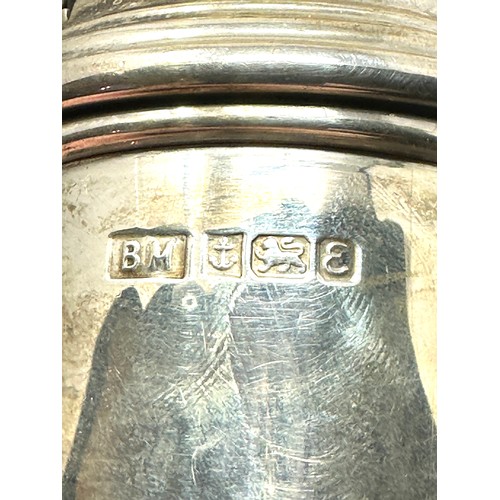 120 - Heavy Silver lighthouse sugar caster weight 216g