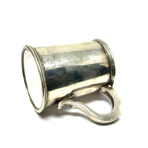 121 - Vintage Silver tankard weight 172g