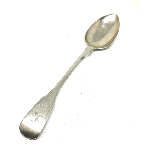 123 - Georgian Silver Basting spoon weight 105g