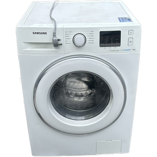 608 - Samsung washing machine model no WF70F5E2W4W - in working order